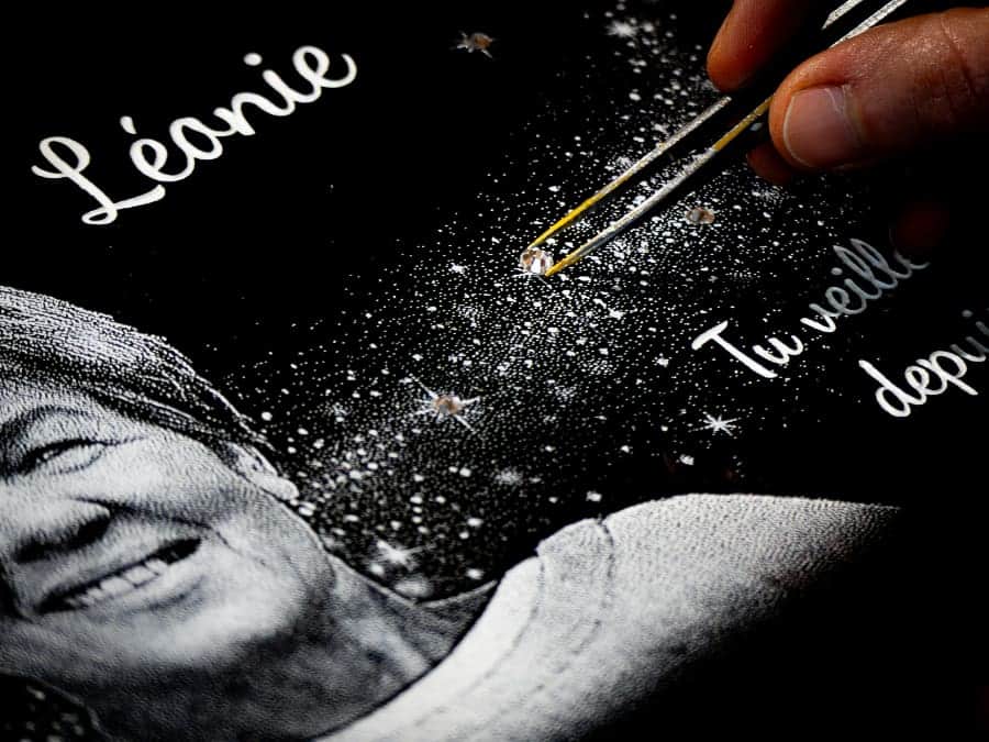 Les détails à L'atelier Infini Gravure
